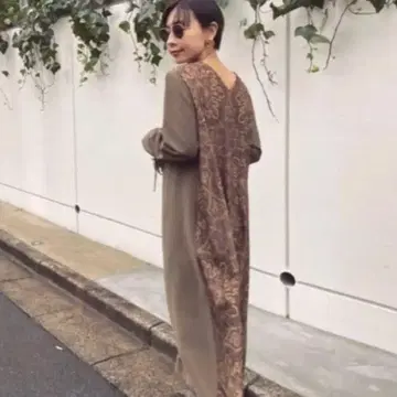 AMERI 아메리 롱 원피스 프리 사이즈 가을
