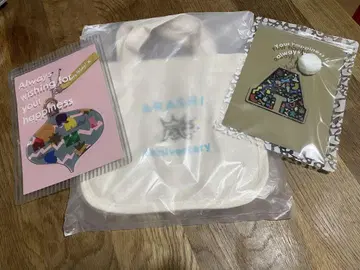 아라시 팬클럽 회원 한정판 토트백 키링 포함