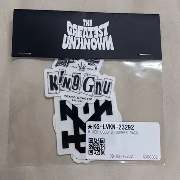 King Gnu 스티커 THE GREATEST UNKNOWN