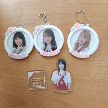 로손 x 사쿠라자카46 콜라보 복권 개별 러버 홀더+덤
