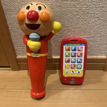 호빵맨 마이크 완구 전화 세트