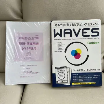미사용 새상품 WAVES 보는 힘을 기르는 비전 평가