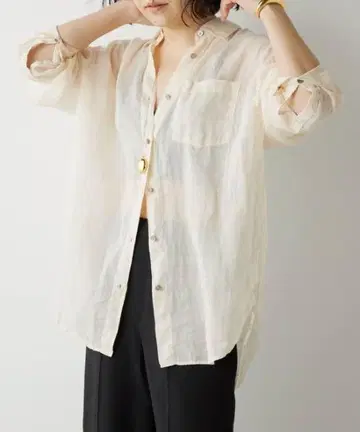 라미 셔츠 라이트 베이지
