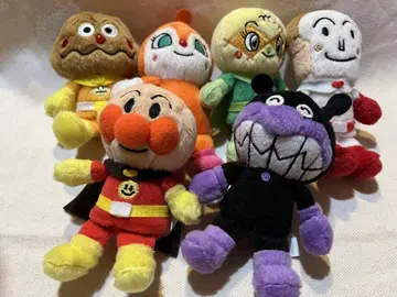 호빵맨 미니 봉제 인형 세트 약 12cm