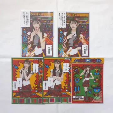 AKB48 대 의상전 다이마루 도쿄 치바 에리 브로마이드 5장 세트