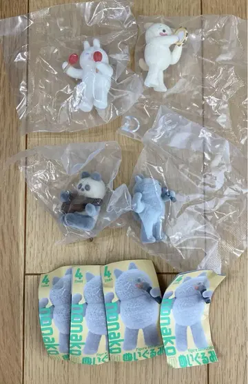 nonako 봉제 인형 피규어 컬렉션 가챠 풀컴프 전 4종