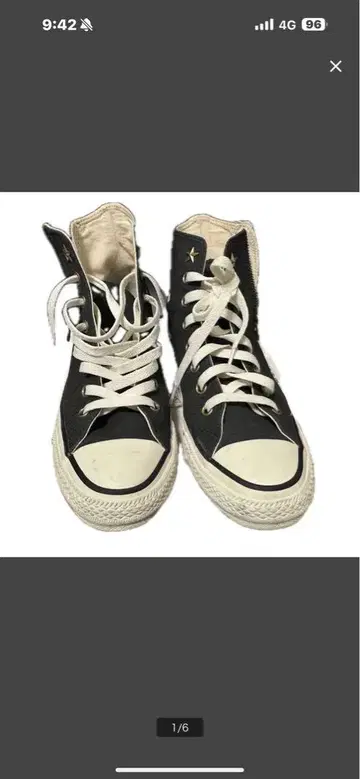 CONVERSE ALLSTAR 하이컷 스니커즈 지퍼 스터드