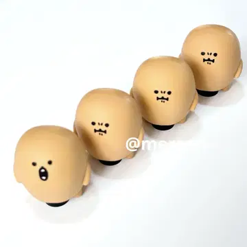 두더지 고로케 늘어선 피규어 4체 세트 나가노 농담곰
