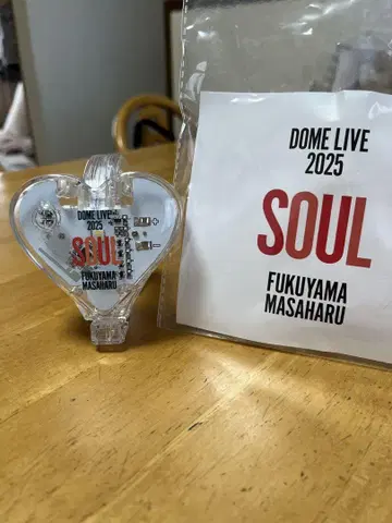 후쿠야마 마사히로 DOME LIVE 2025 싱크로 라이트 뱅글