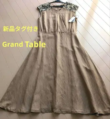택 포함 새상품 그랜터블 야마다야 플레어 원피스