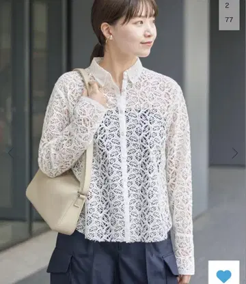 IENA 러셀 레이스 셔츠