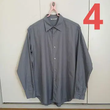 AURALEE WASHED FINX TWILL SHIRTS 사이즈 4