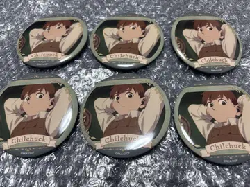 척 6개 세트 던전밥 럭키 캔뱃지 Box 75mm 캔뱃지