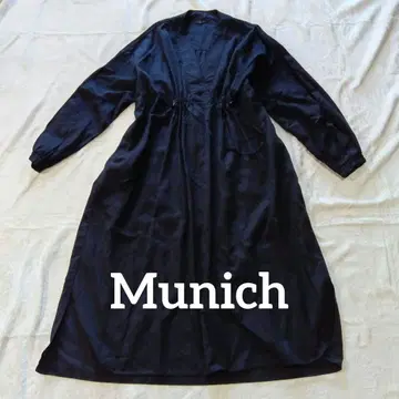 Munich 뮤닉 셀룰로오스 코튼 트윌 셔링 원피스