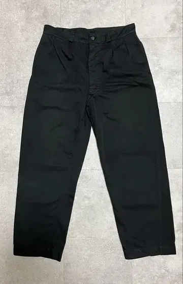 빈티지 프랑스군 M52 치노 후염 블랙염
