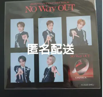 회장별 사진 스티커 시트 오사카 wayv 웨이션v osaka 회장 한정판
