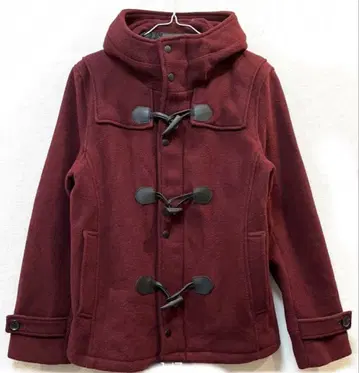 HARE(하레) 숏 기장 멜톤 더플 코트 자켓 울