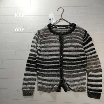 KBF 스트라이프 썸머 니트 가디건 one size