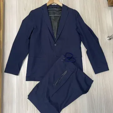[DESCENTE] 네이비 싱글 버튼 캐주얼 수트