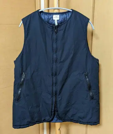 necessary or unnecessary LONG VEST 네이비 M