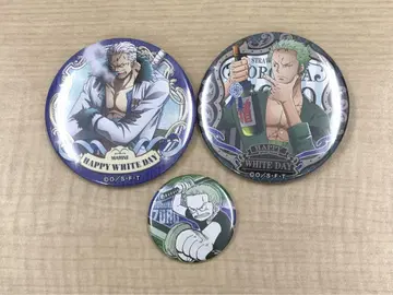 원피스 굿즈 캔뱃지 White Day 유년기 조로 흡연자 3개