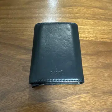 CACTA 가죽 3단 폴더형 지갑 그린 안티스키밍