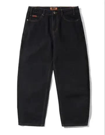 Baggy Denim Jeans Washed Black 30