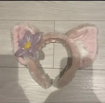 디즈니 리나벨 머리띠 핑크 복슬복슬