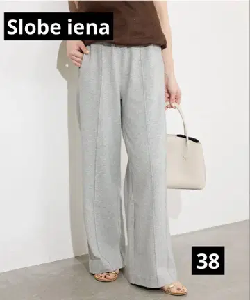 Slobe iena 뷰티 클리어 배기 스웨트 팬츠 그레이 38