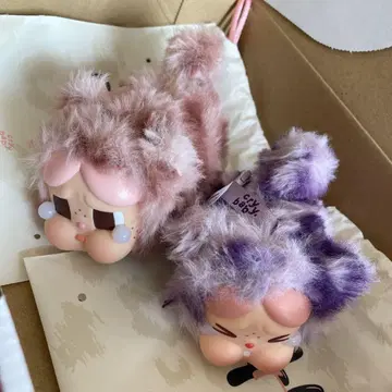 개봉품 팝마트 CRYBABYWILDbutCUTIE 2개 세트 보라색 핑크