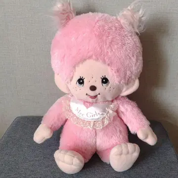 몽치치 봉제 인형 핑크