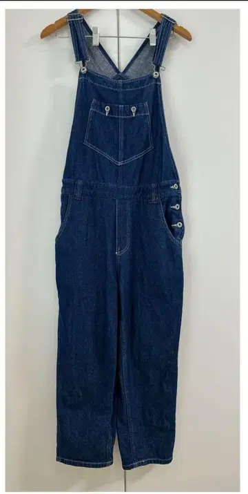 다크 블루 데님 오버롤