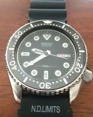 세이코 쿼츠 다이버 6458-6000