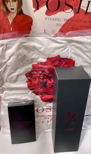 YOSHIKI 2025 디너쇼 기념품 일식