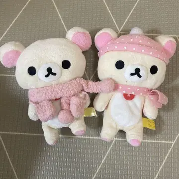 코리락쿠마 봉제 인형 2개 세트