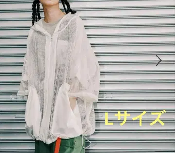 니코앤드 메쉬 루즈 후드티 아이보리