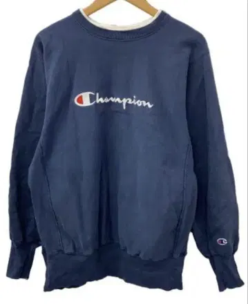 90s USA제 자수 택 리버스 위브 맨투맨 Champion