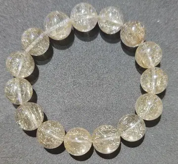 실버 루틸 쿼츠 팔찌 약 12.5-13.0mm