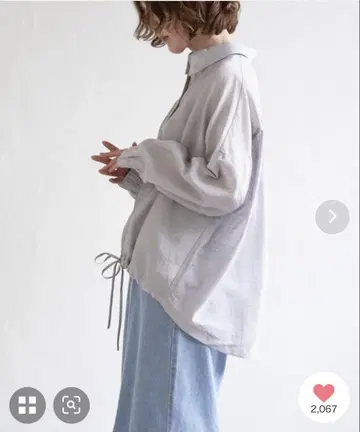 notch. 밑단 드로스트 셔츠