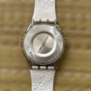 Swatch 화이트 시계 방수