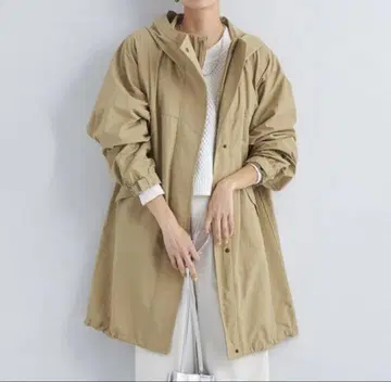 새상품급 나일론 후디드 블루종 그린 라벨 릴랙싱