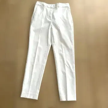 PLST xxs 린넨 블렌드 스틱 팬츠 화이트