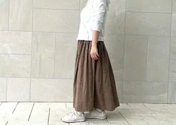 벨기에 린넨 탕가리 스커트 작가