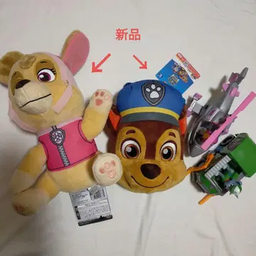퍼피 구조대 묶음 판매 봉제 인형 완구 미니백
