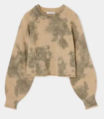 moussy TIE DYE KNIT 니트탑