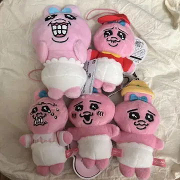 빤쮸토끼 봉제 인형 5개 세트 택 포함