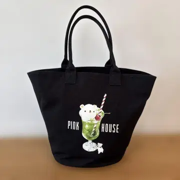 PINK HOUSE 크림 소다 x 곰 토트백 [ 새상품급 ]
