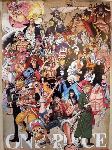 ONE PIECE 원피스 A전 아트 포스터 집합