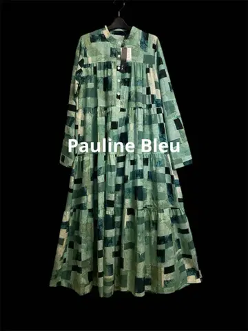 새상품 [ Pauline Bleu ] 루즈핏 티어드 원피스