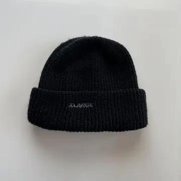 XLARGE 블랙 니트 모자